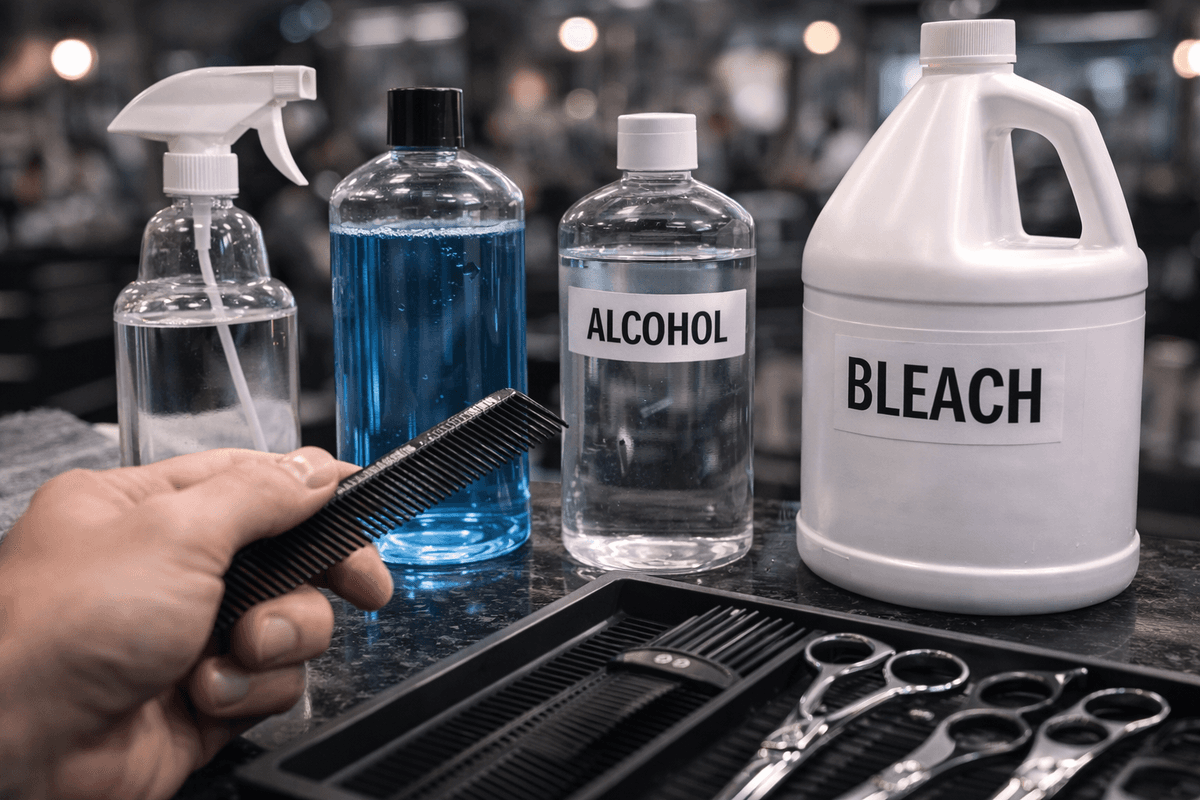Chemical confusion: multiple disinfectant bottles and uncertainty